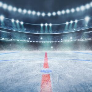 Hockey ice rink sport arena empty field - stadium